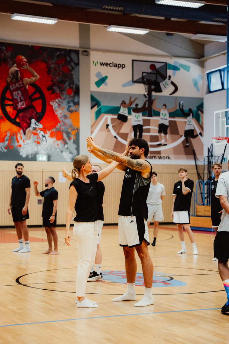 Augentraining mit Marcel Kessen (EWE Baskets Oldenburg)