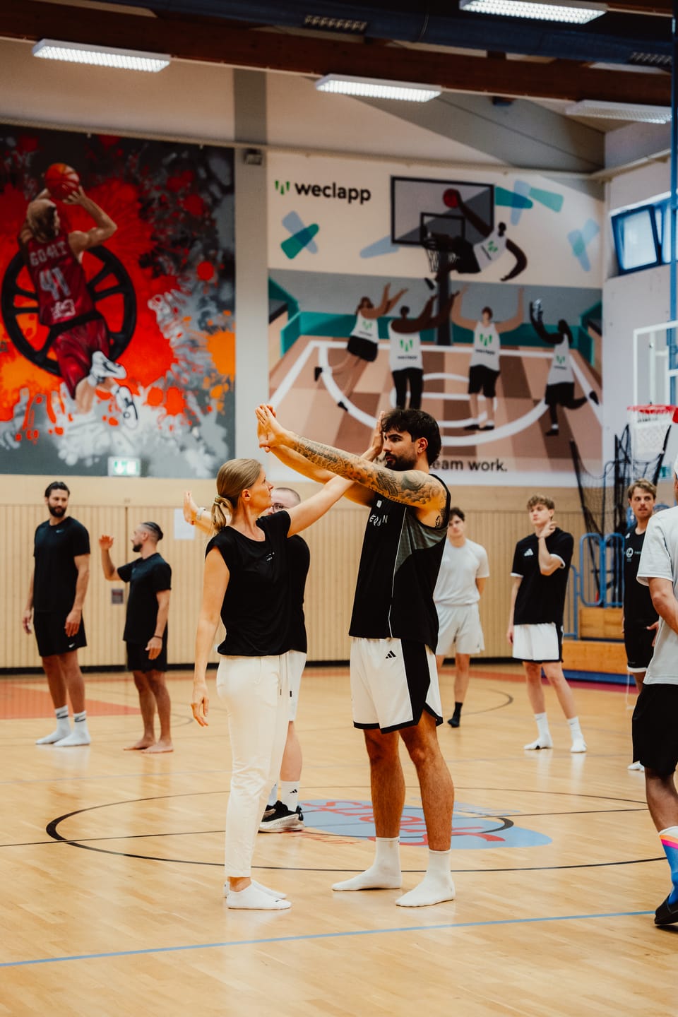 Augentraining mit Marcel Kessen (EWE Baskets Oldenburg)